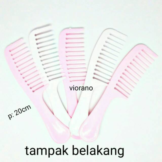 Sisir Rambut Plastik Gigi Renggang Anti Rontok Gagang Motif Karakter Murah Berkualitas