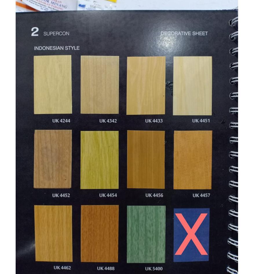 SUPERCON WOODGRAIN SHEET ( URAT KAYU ) PVC SHEET URAT KAYU