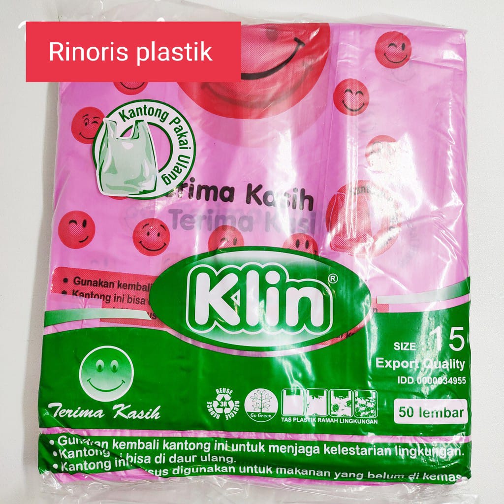 Kantong plastik smile 28 isi 50 lembar ufo kresek hajatan motif lucu