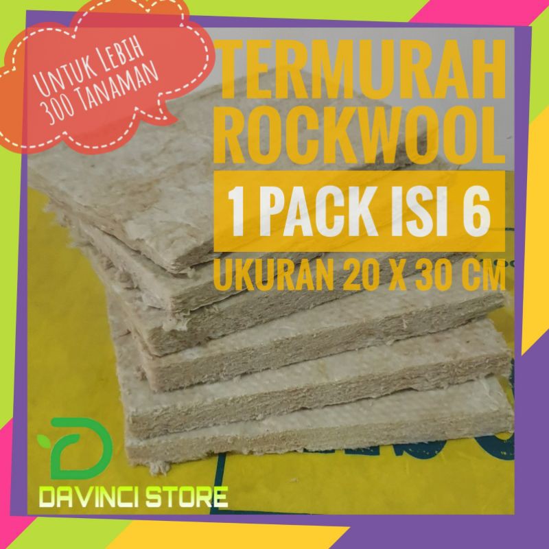 Rockwool Hidroponik 20 x 30 x 6 bh