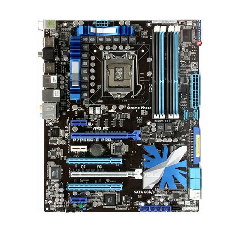 PREORDER ASUS P7P55D-E PRO Motherboard 1156 Motherboard DDR3 Intel P55 Support Core i7 875K i5 655K 