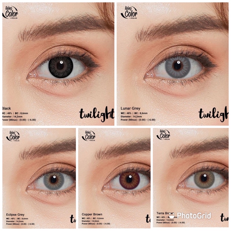 *un.x* twilight softlens dm 14.2 mm - lensa mata twilight