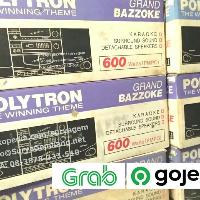 Polytron Compo Gb822K Radio Tape Cassette Recorder Ori, Asli, Baru Terbaru