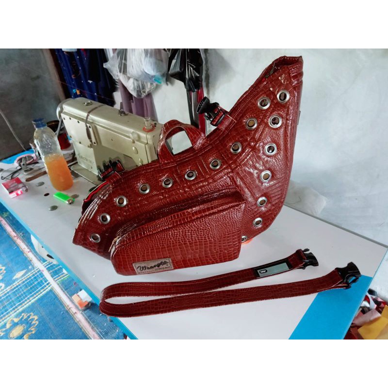 TAS AYAM JAGO MOTOI KULIT BUAYA KISO AYAM BANGKOK KISA AYAM