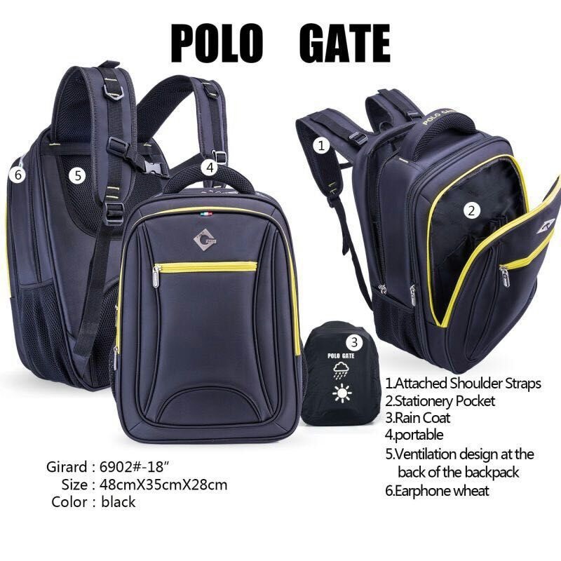 Tas ransel jumbo import polo Gate original