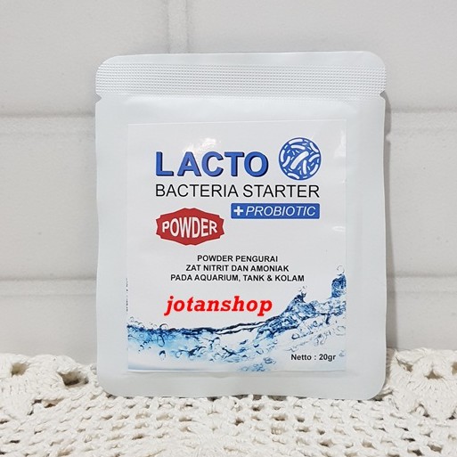 LACTO Bacteria Starter Probiotic bakteri stater Tabur bubuk Powder aquarium kolam ikan