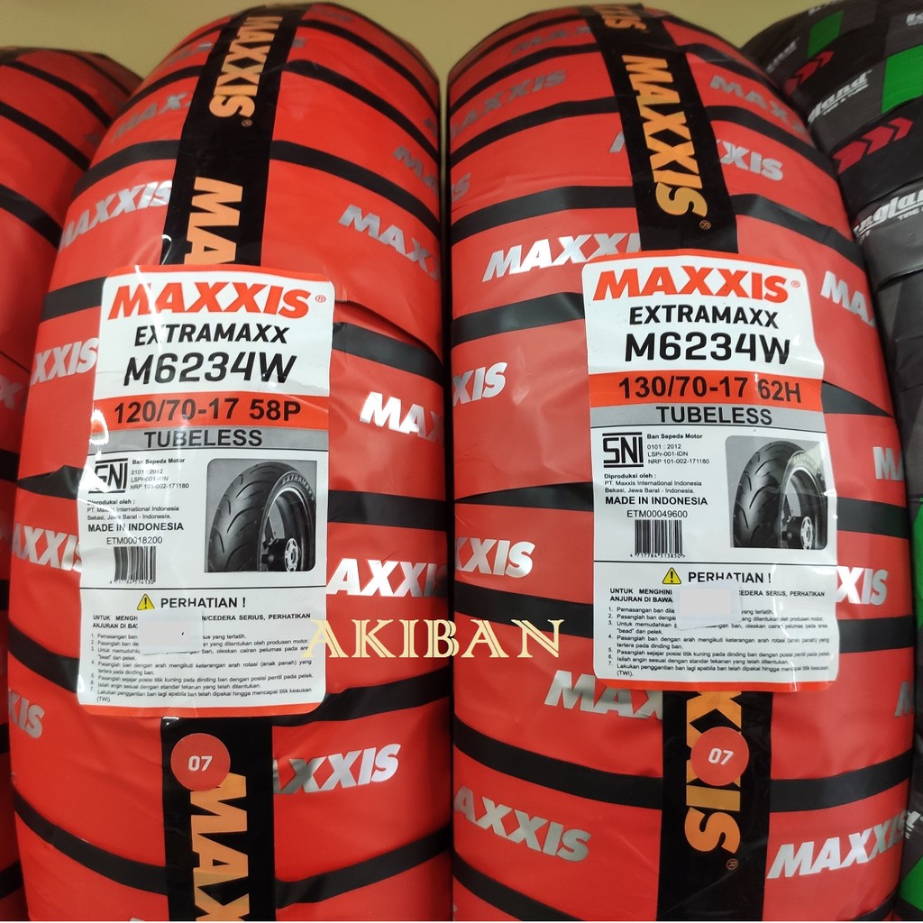 Ban MAXXIS EXTRAMAXX 130/70-17 Maxxis 130 70 17 Ring 17 Tubeless