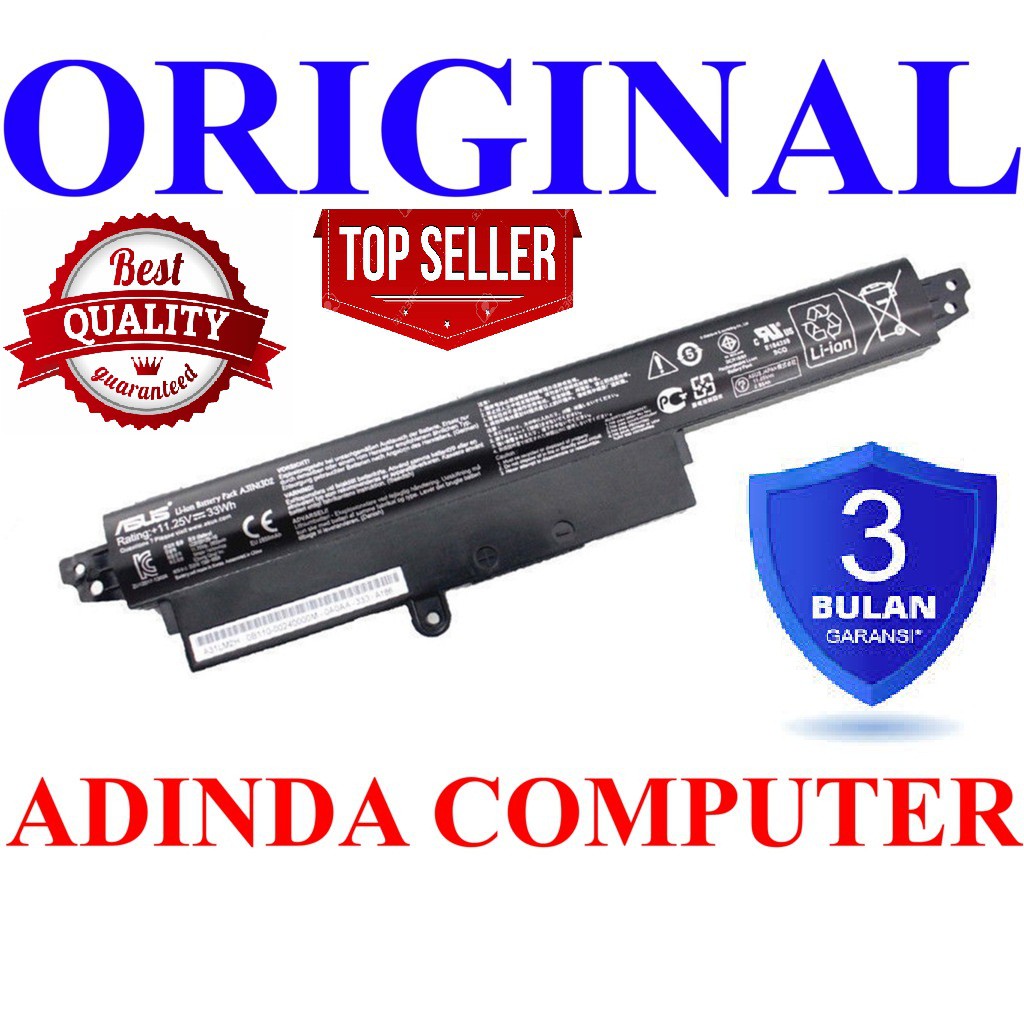 Baterai Laptop Asus X200 X200CA X200MA F200CA X200C A31N1302 ORIGINAL