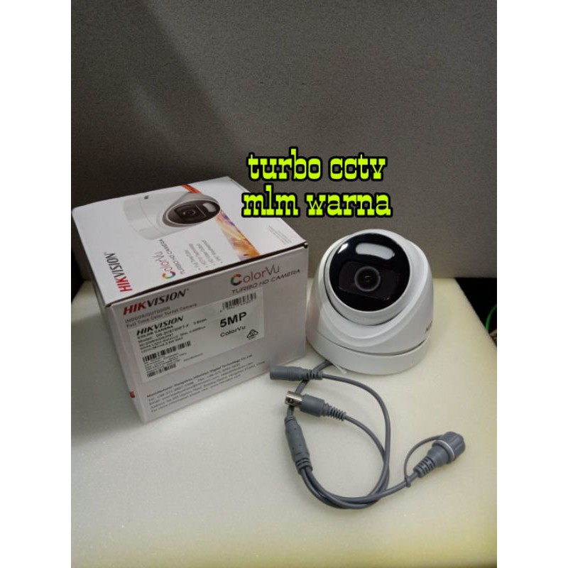 Kamera CCTV HIKVISION 5MP ColorVu DS-2CE72HFT-F / Full Time Colour