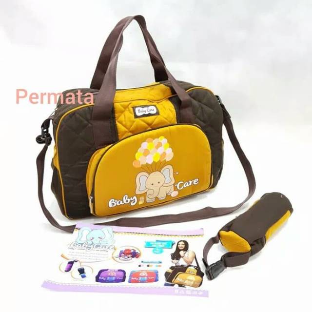 Tas  bayi baby care 4001 Y1  / Tas Bayi Tas Popok Bayi   Tas Perlengkapan Bayi Tas Diaper Bayi   Tas Perlengkapan Ibu &amp; Bayi &gt; Perlengkapan Travelling Bayi &gt; Tas Perlengkapan Bayi