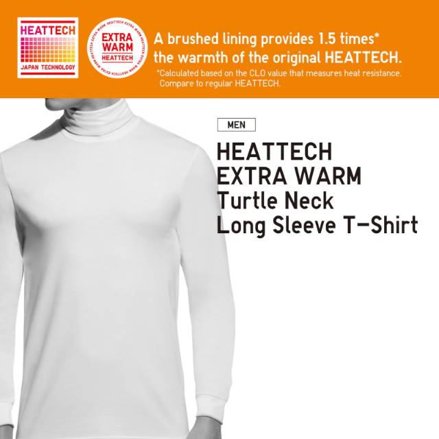 Uniqlo MEN HEATTECH Extra Warm Turtle Neck (Long Sleeve)