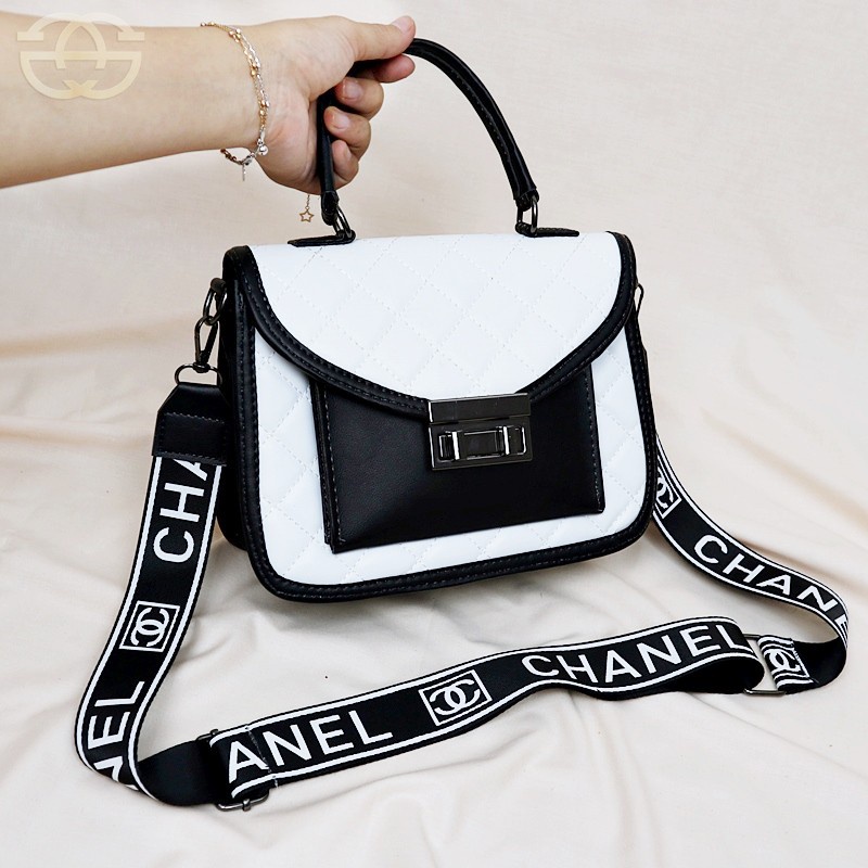 Akaci Fashion 2 tone 6674 Tas Wanita Selempang Murah Grosir Sling Bag Handbag THR