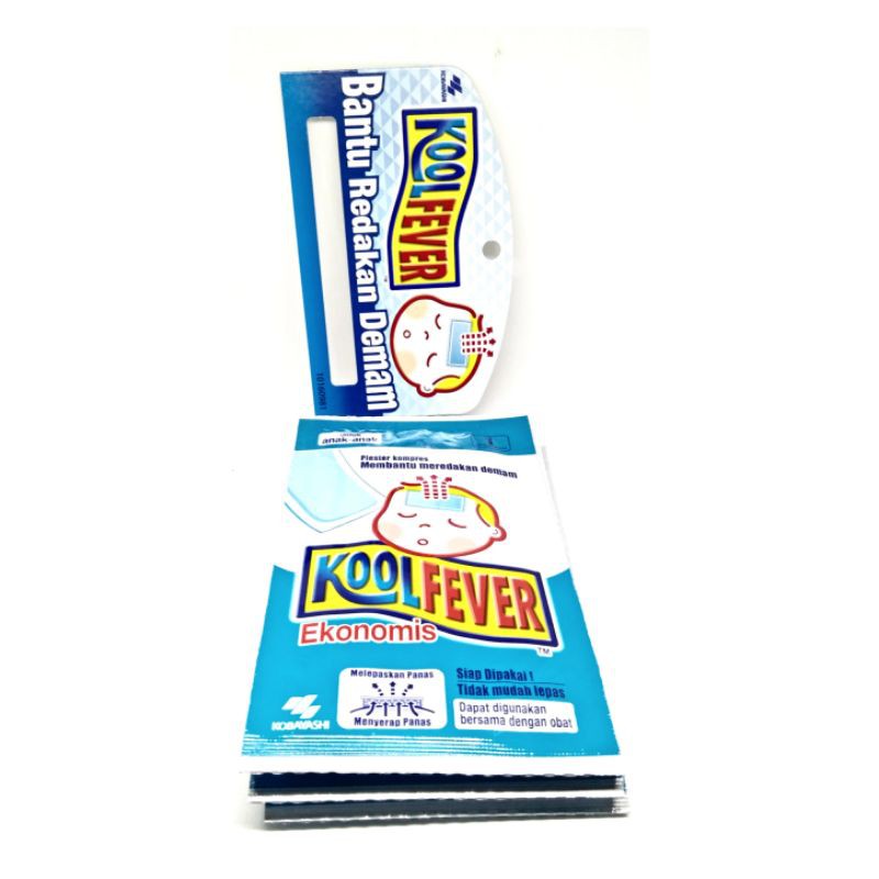 Kool Fever Ekonomis/Kool Fever Renceng/Kool fever bayi (6 pcs)