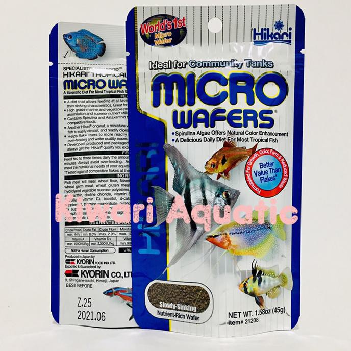 

Hikari Micro Wafers 45g / 45gr / 45 gr / gram Makanan Ikan Hias