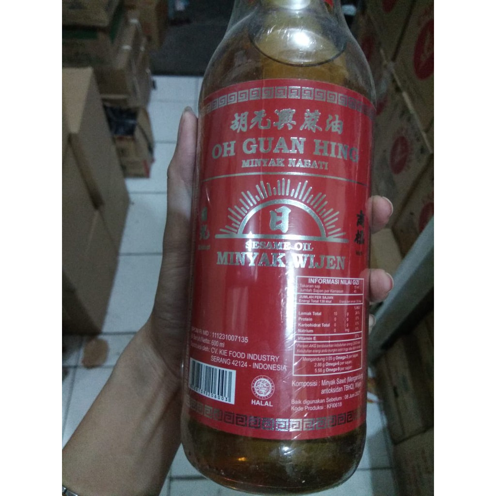 MINYAK WIJEN MATAHARI / OH GUAN YING 600 ML