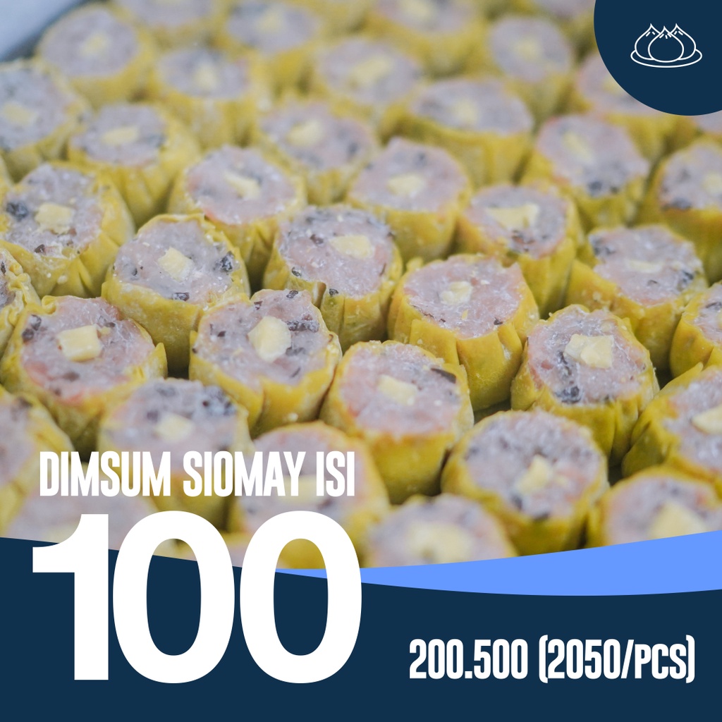 

Dimsum Siomay Ayam Udang Ori Halal Frozen Mix - 100 pcs