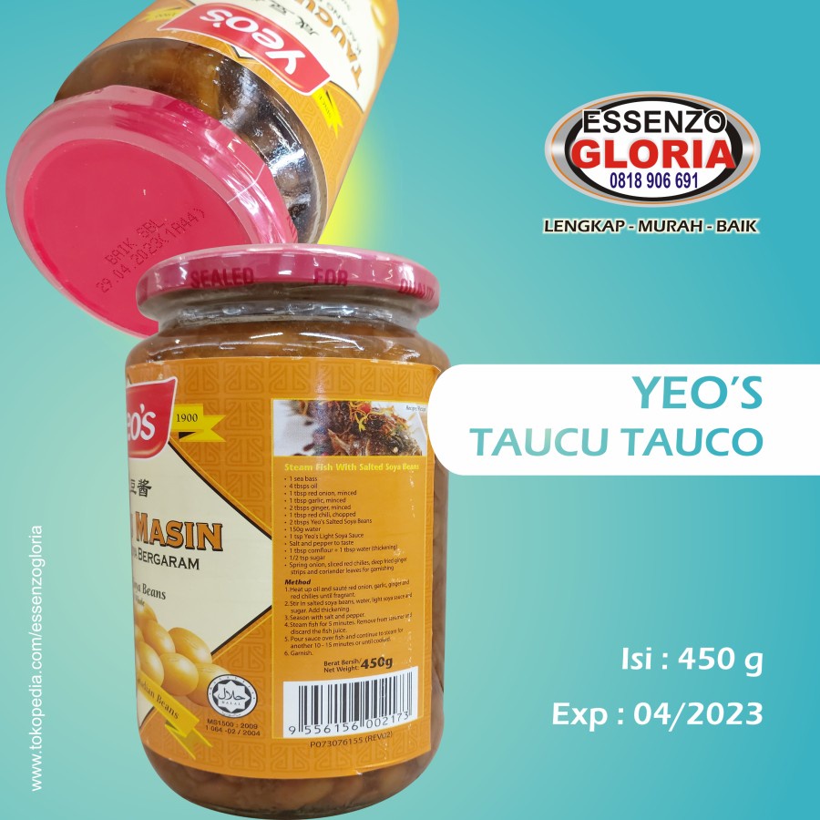 

YEOS Tauco Asin 450g Exp.04/23