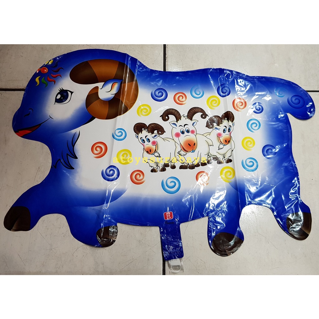 DOMBA KAMBING (BALON GAS/FOIL/TERBANG/KARAKTER)