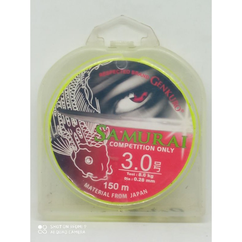 Tali Pancing Samurai No.0,28 mm ( Panjang 150 m )