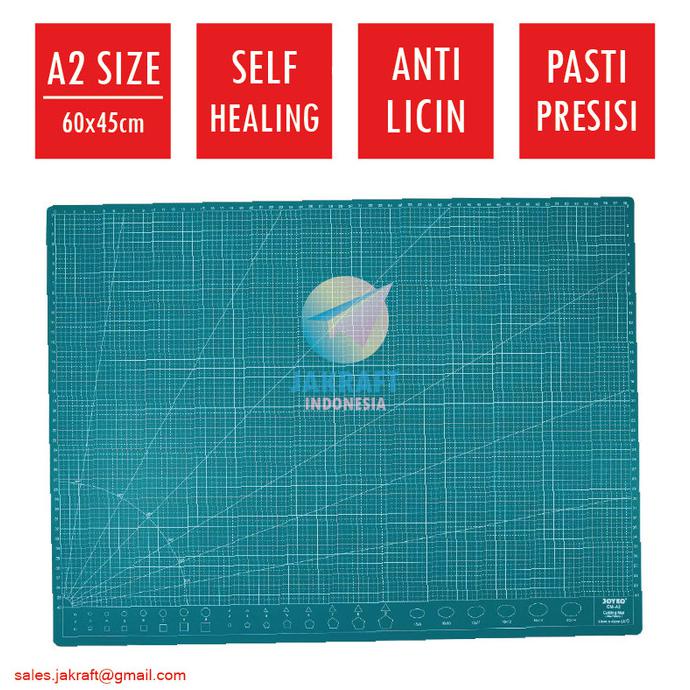 

Diskon Cutting Mat A2 JOYKO (60 x 45 x 0.3 cm) Self Healing Murah Bagus Cuci Gudang Awal Tahun