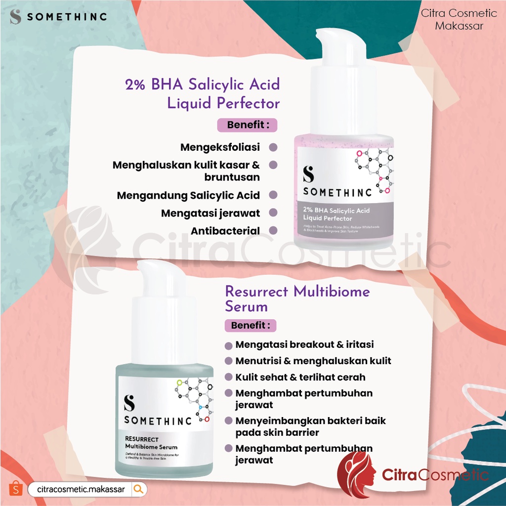 Somethinc Serum Skin Solver | Skin Defender Bakuchiol | Hylapore Away Solution | Granactive Snow Retinoid | Revive Potion 3% Arbutin + Bakuchiol | Skin Defender Bakuchiol + COQ10 Serum |  2% BHA Salicylic Acid Liquid Perfector