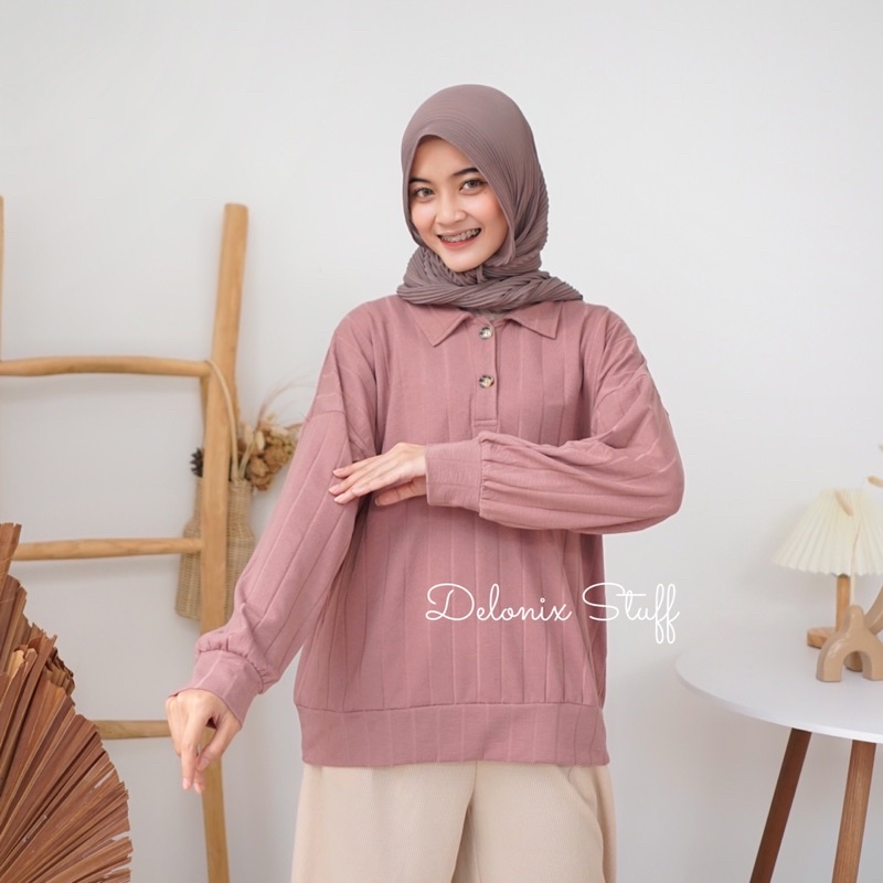 DELONIX | Melva polo blouse