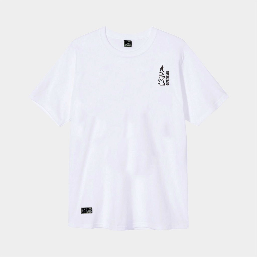 Dieartseven - Kaos Distro Pria T shirt Happy Summer White