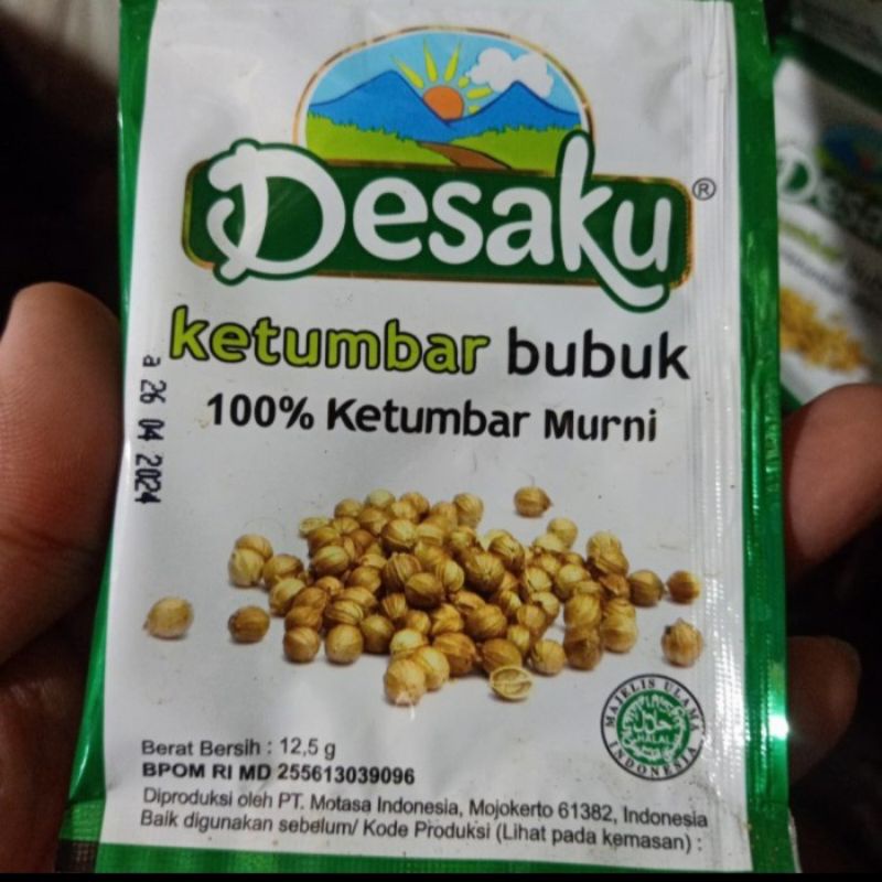 

Ketumbar bubuk Desaku renceng 12,5 gram