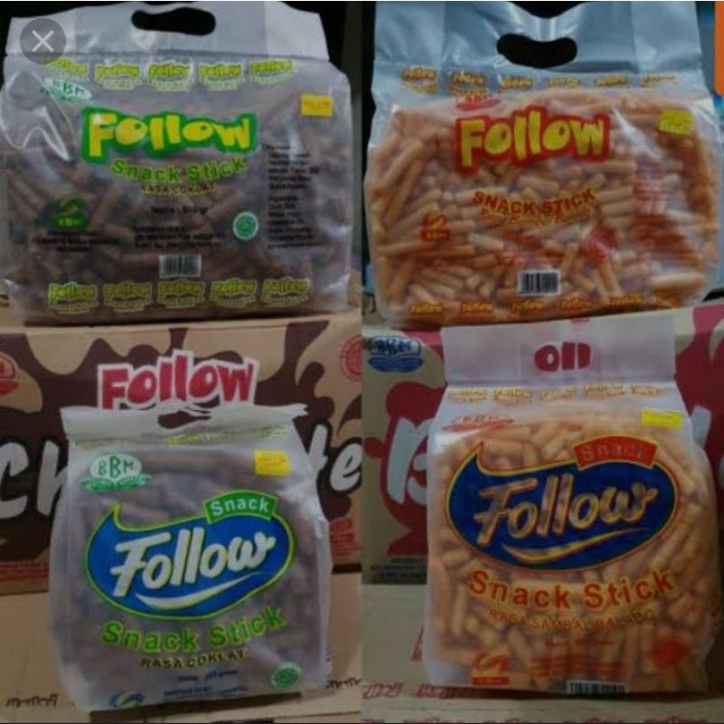 stik follow coklat dan balado