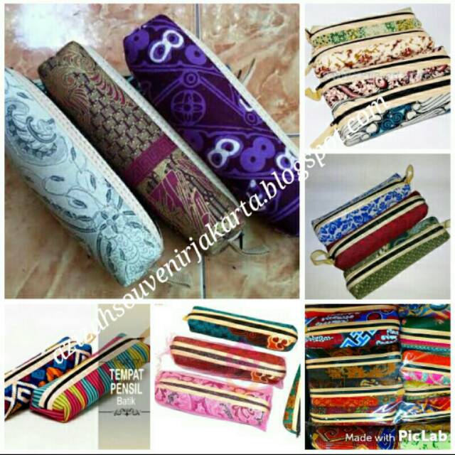 

Souvenir pernikahan murah, unik, lucu Tempat Pensil Batik