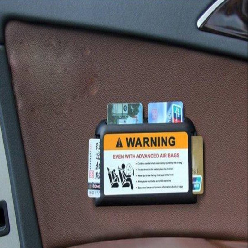Hot Sale/Car Sun Visor Card Holder Stiker Perekat Dua Sisi Kuat/Rak Penyimpanan Kartu Dashboard/Aksesoris Interior Mobil Umum