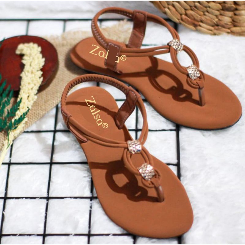 Sandal Teplek/Flatshoes wanita CINCIN PERMATA