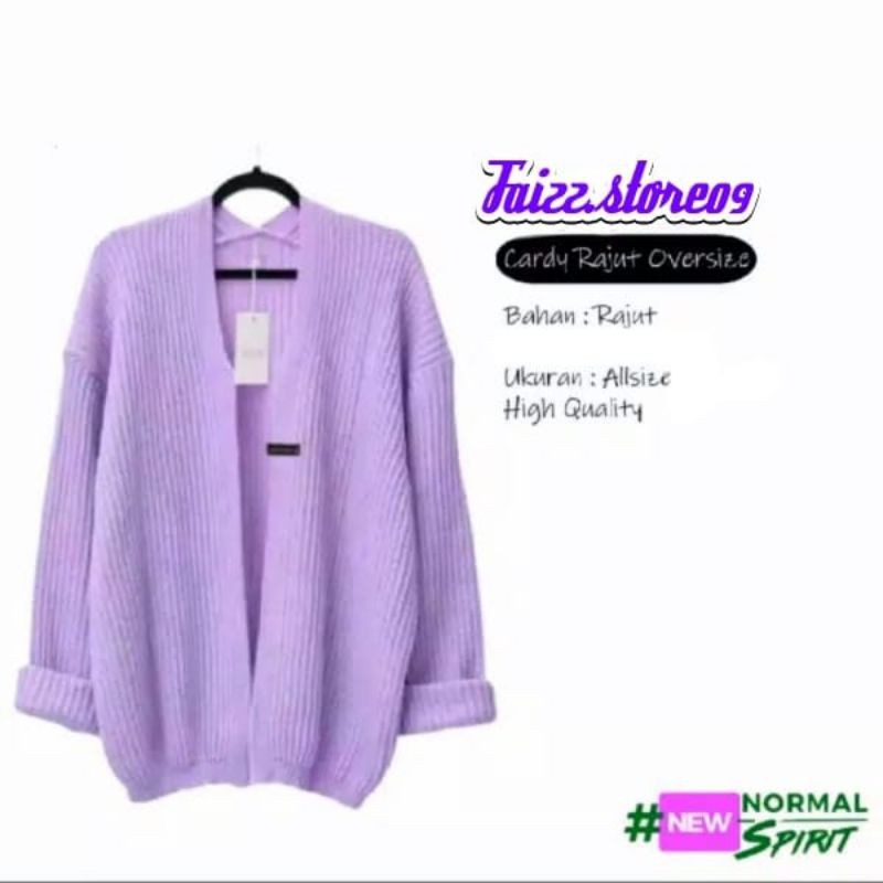 CARDIGAN RAJUT LILAC LEMBUT PREMIUM STORE09 MURAH