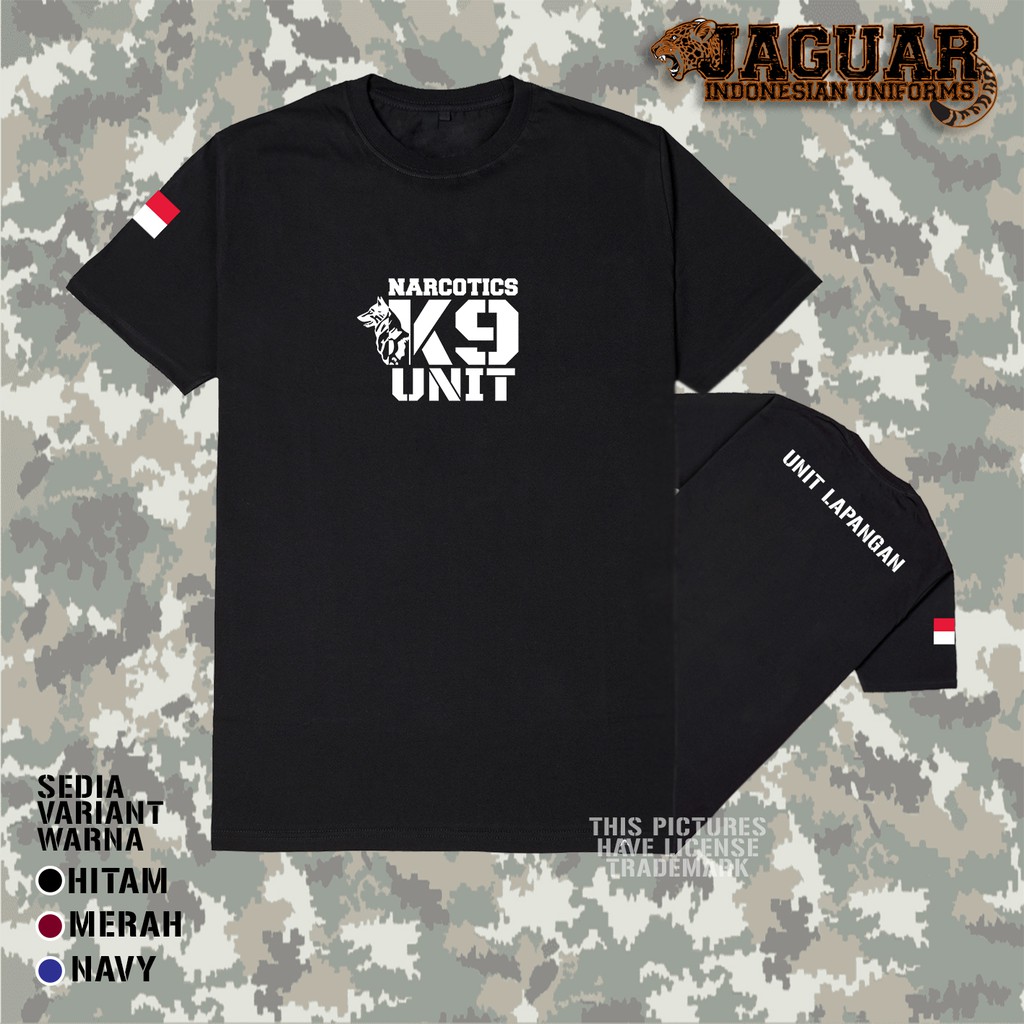 Kaos Baju BNN K9 NARCOTICS - JAGUAR