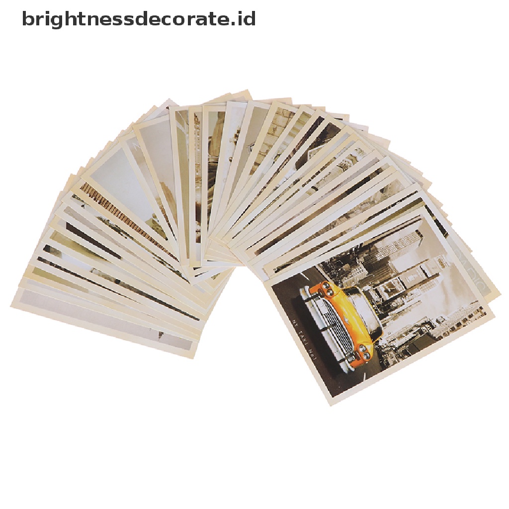 [birth] 32pcs travel postcard vintage landscape building photo picture poster post cards [ID]