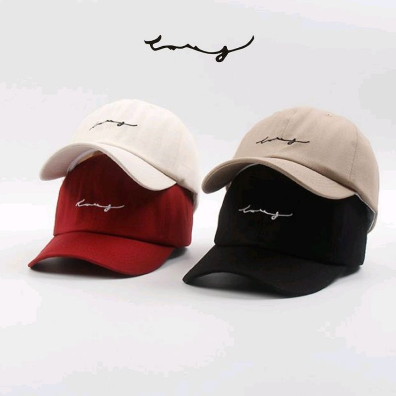 Topi Baseball Pria Wanita Dwasa Bordir Love Hello Smile Sad Sarangeo Savage