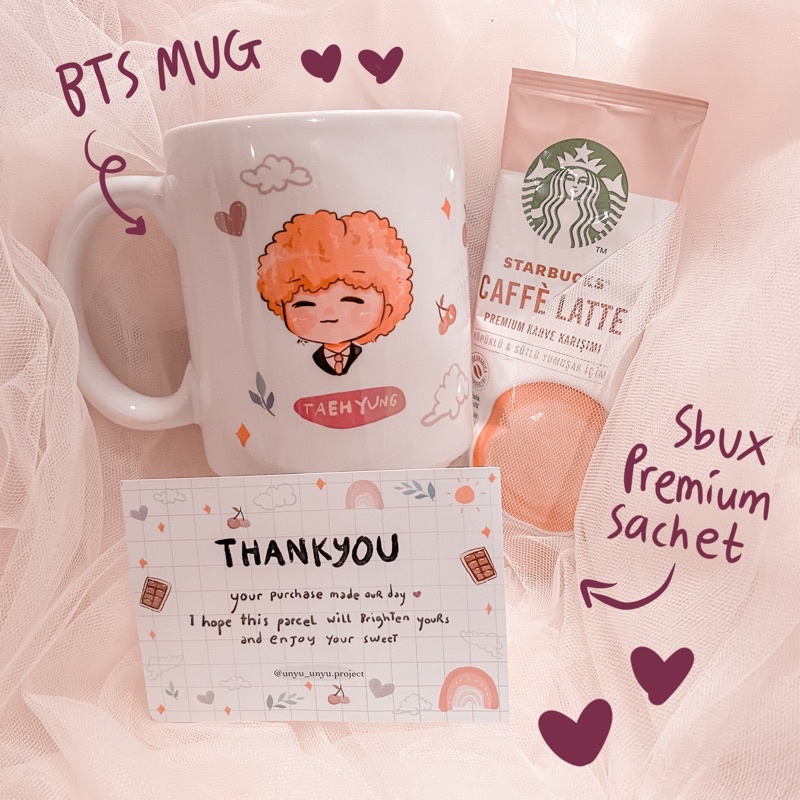 KADO BTS | LUCU BANGET  MUG BTS| KADO CEWEK LUCU | HAMPERS BTS | KADO ULANG TAHUN CEWEK | KADO WISUD