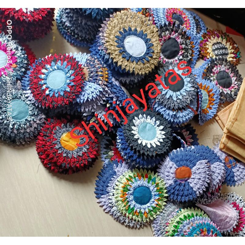 Tatakan piring murah/tatakan kain perca | Shopee Indonesia