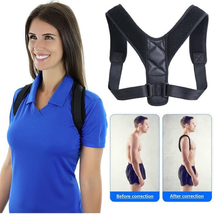 posture corrector penyangga punggung membantu menghilangkan bungkuk dan meluruskan punggung dn badan