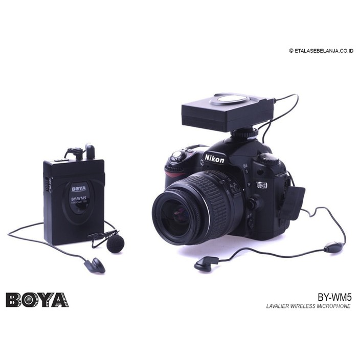LAVALIER WIRELESS MICROPHONE - BOYA BY-WM5
