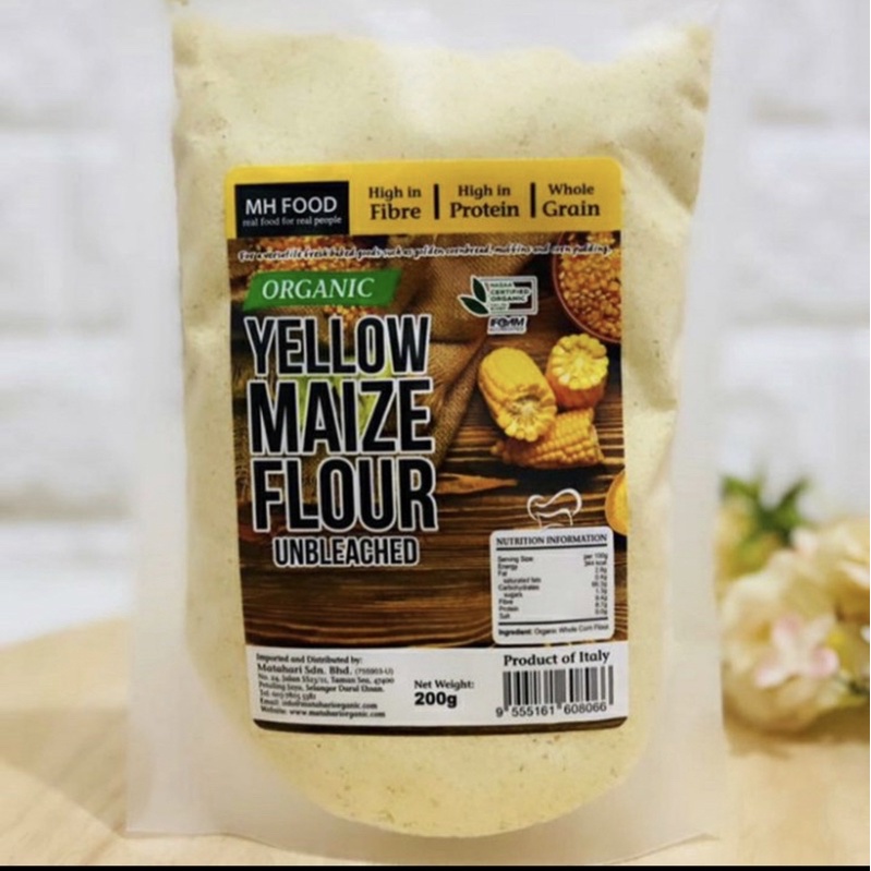 

MH food Organic Yellow Maize Flour 200gr