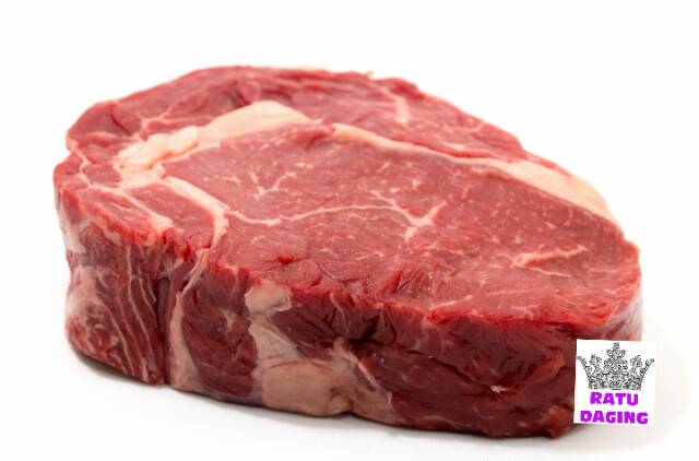 

Daging Sapi Import AUS RIBEYE / CUBEROLL beef steak @200gr