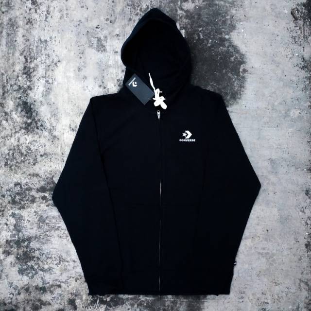 ZH Converse Emb Logo Black