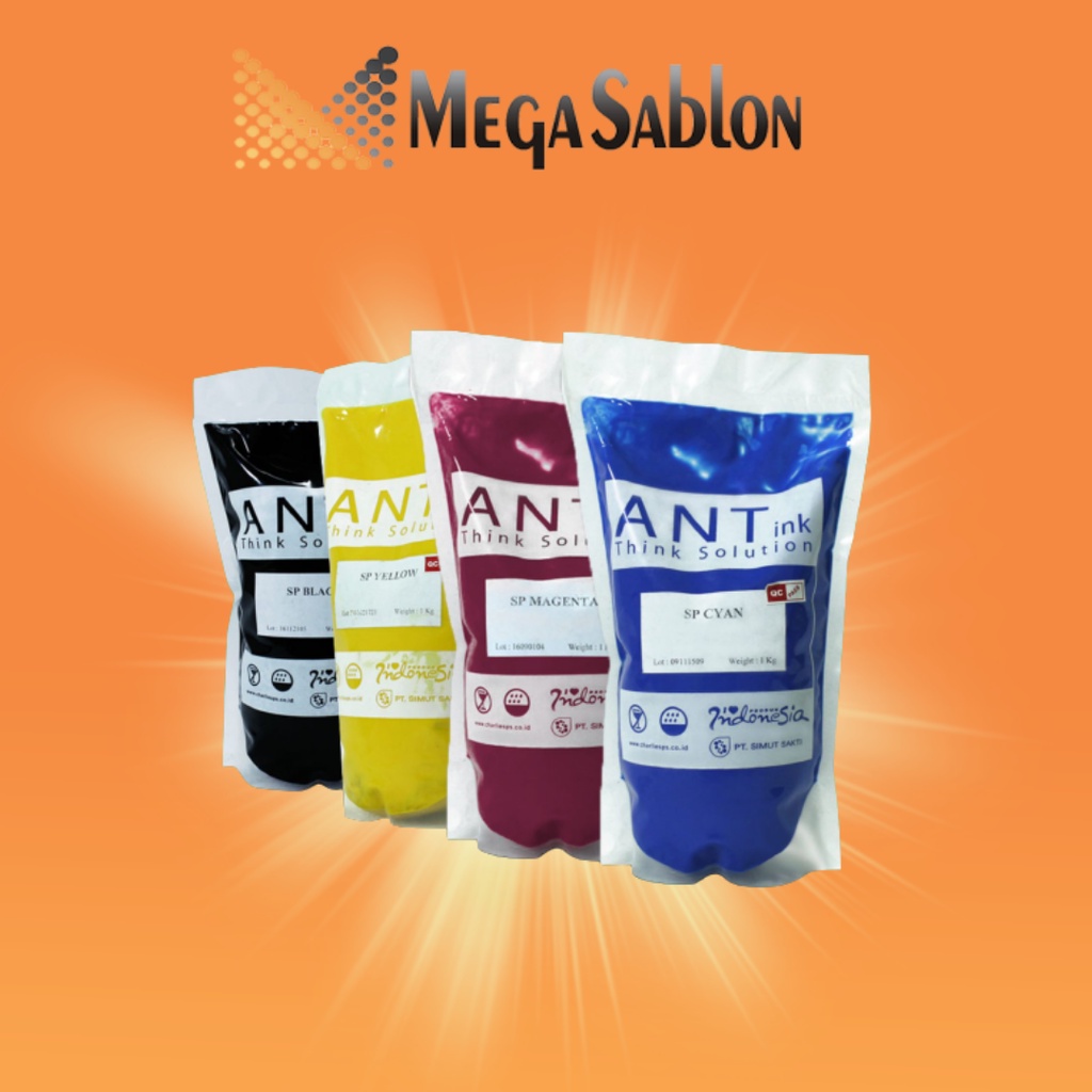 TINTA KAOS SABLON RUBBER SPARASI CMYK