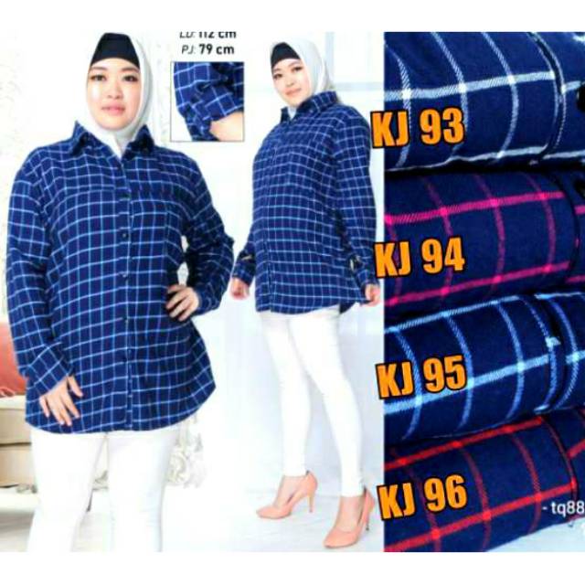 Kemeja flanel cewek/kemeja flanel xxl/kemeja kotak cewek/hem kotak/kemeja jumbo/kemeja kotak/hem xxl