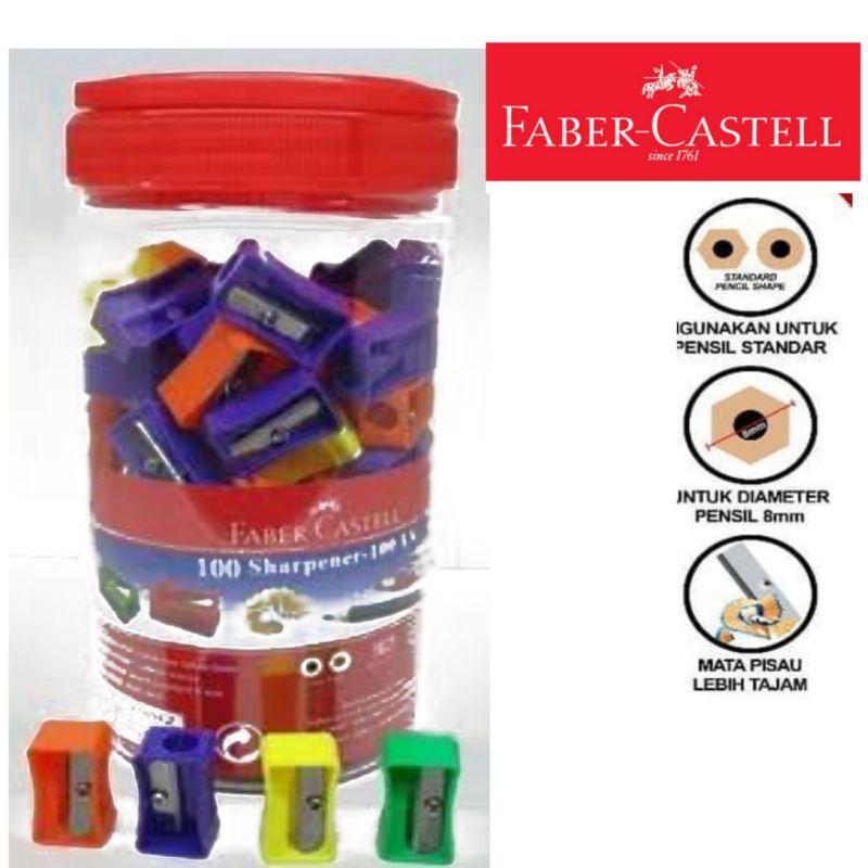

Rautan Pensil Faber Castell Sharpaner/ Serutan Peruncing Pensil