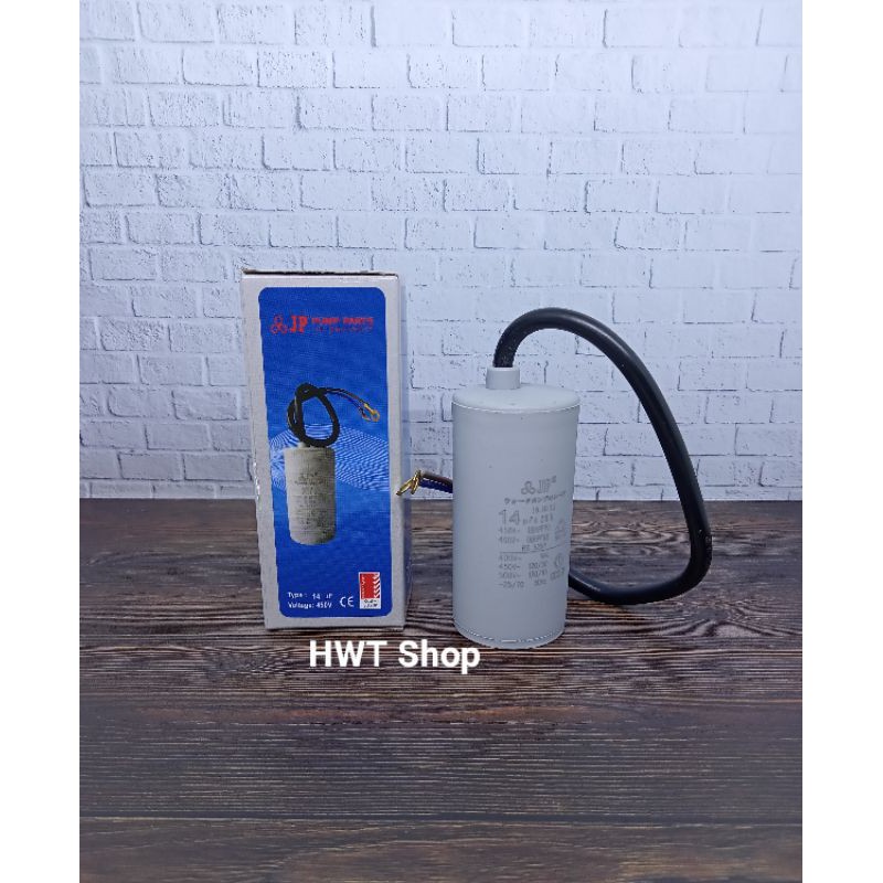 Kapasitor 14 Uf 450v JP ~ Capacitor 14 Uf 450v ~ Kapasitor Pompa Air