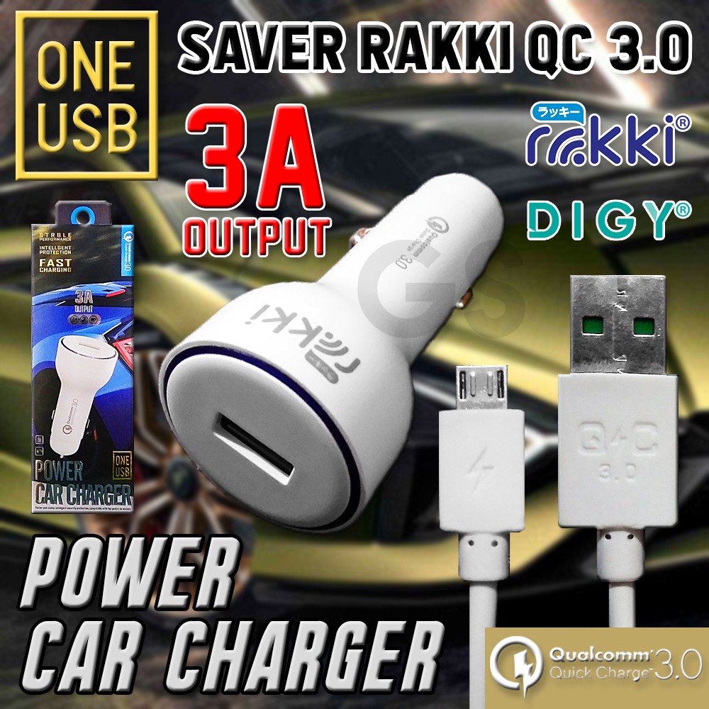 Fast Charger Mobil Quick Car Charger Casan Mobil Qualcomm 3.0 QC