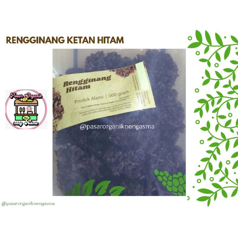 

Rengginang ketan hitam Lingkar organik