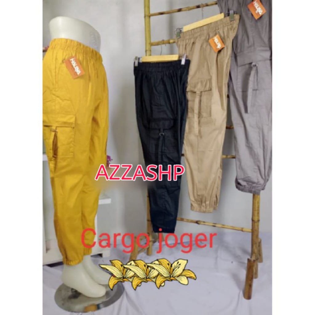 Celana Jogger Cargo Stretch Premium Bisa Mulu